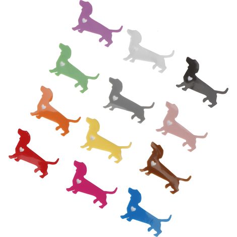 24 marqueurs de verre en silicone pour chats et chiens, formes d'animaux, identifiants de gobelets pour fêtes (1/5)