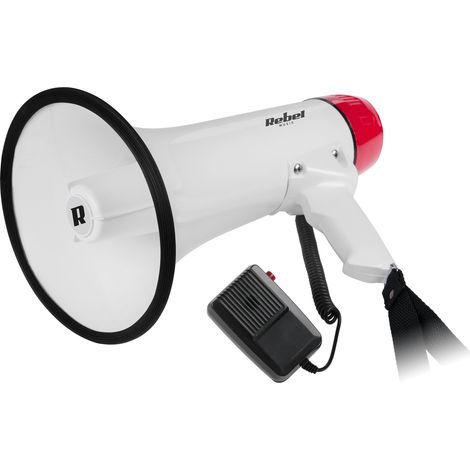 Sirena portatile a tromba Megaphone DH-10 da 20 W (1/4)