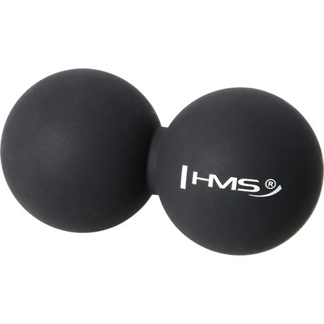 Pelota de masaje doble negra: alivia la tensión muscular (1/5)