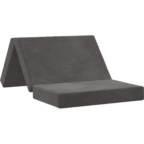 Foldable Sofa Bed 80 x 67 x 45 cm Dark Grey vidaXL