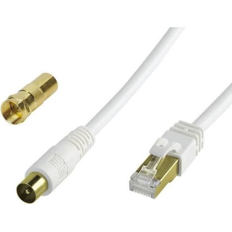 Cordon Balun actif TV CONNECT - 9.52 mm M / RJ45 M - 2 m (1/2)