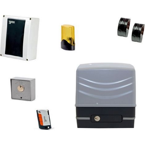 Kit complet pour portail coulissant 230V SIMPLY, vantail 600kg VDS (1/2)