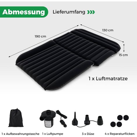 Materasso ad aria SUV 190x130 cm, letto gonfiabile con pompa (1/5)