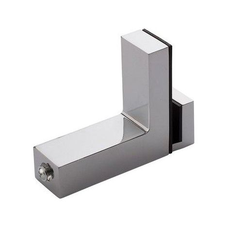 Support d'étagère en bois / verre réglable de 2 pcs, support mural en alliage de zinc solide pour une étagère de 5-30mm (1/5)