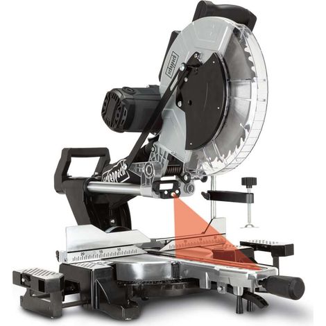 Troncatrice radiale per legno 305mm 2000w KZGS305-BE scheppach black