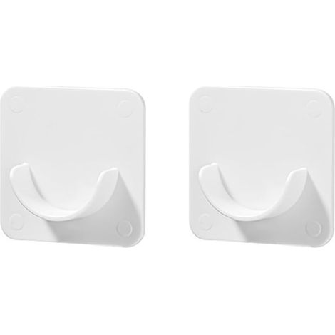 Supports de douche sans clous, fixations, supports, étagères, blanc (1/5)