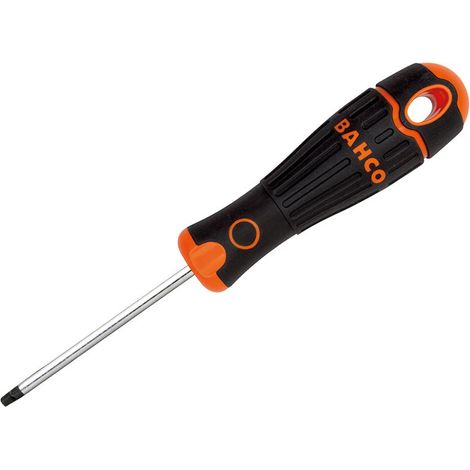 BahcoFIT Robertson Screwdriver with Rubber Grip, Size Nr. 2 x 125 mm, Compatible with Robertson® Screws
