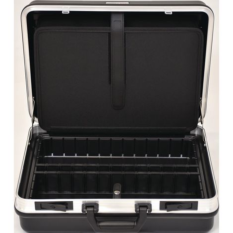TECWERK Schalenkoffer B490xT188xH365mm m.Wkz.taschen 24,5l ABS-Ku.Alu-Rahmen TECWERK