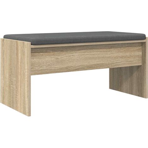 Maison Exclusive - Panca per ingresso con cuscino Rovere Sonoma 83 x 38 x 40 cm