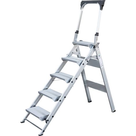 MUNK Klapp Treppe, mit klappbarem Bügel 5 Stufen (1/3)