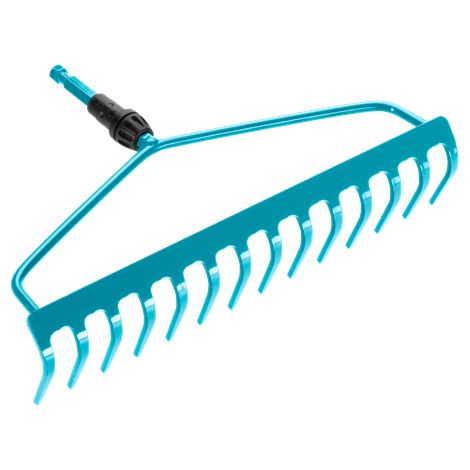 GARDENA Rastrello ad arco 14 denti, acciaio inox, larghezza 36 cm, per rastrellare e spianare CombiSystem (3168-20) (1/4)