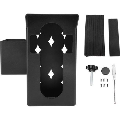 BelleRise - Support de sonnette vidéo anti-vol – compatible Ring/Blink – réglable sans perçage – maison – noir