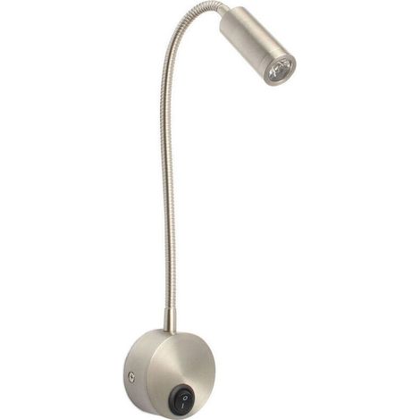 Lampe LED Pour Tête De Lit - Bras Flexible Avec Interrupteur Intégré - Éclairage Directionnel Blanc Froid - Fixation Murale Ou Sur Tête De Lit - 1 Pièce (1/5)