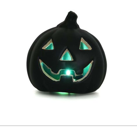 Lanterne En Forme De Citrouille - Lampe À LED Décor Festif Pour Intérieur Et Extérieur - Idéale Pour Halloween Et Fêtes Thématiques - 1 Pièce (1/3)