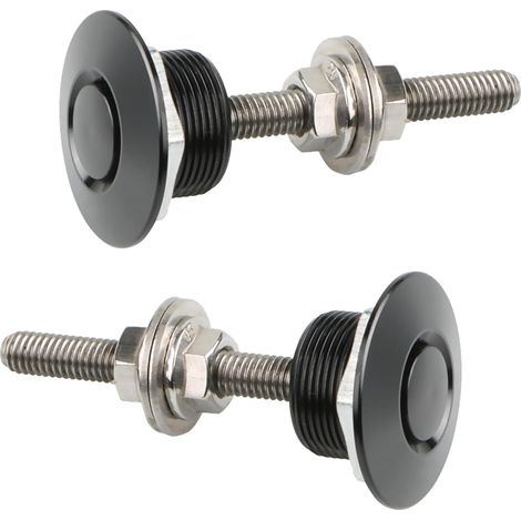 Lot de 3 goupilles de verrouillage rapide universelles pour capot, bouton pression en alliage d'aluminium, maintien pour capot, voitures de course et véhicules de tuning