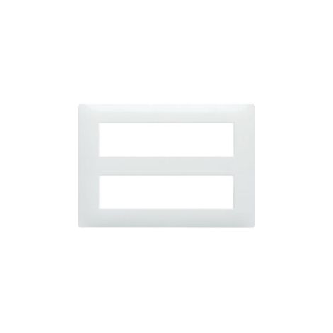 Plaque de finition 16 modules- Essensya - Blanc - WE416 - Hager (1/2)