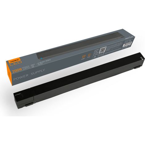 Alimentatore per sistema di illuminazione a binario magnetico Videx VL-trms-P200B da 200W (1/5)