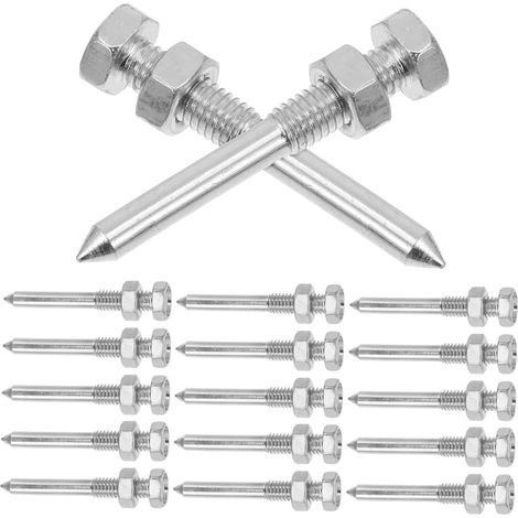 Pointes De Remplacements Métalliques pour Chaussures D'aérateur De Pelouse 20 Pièces pour Jardin Et Entretien du Gazon, Pointes Robustes De 42 Mm pour Sols Variés Et Solide (1/5)