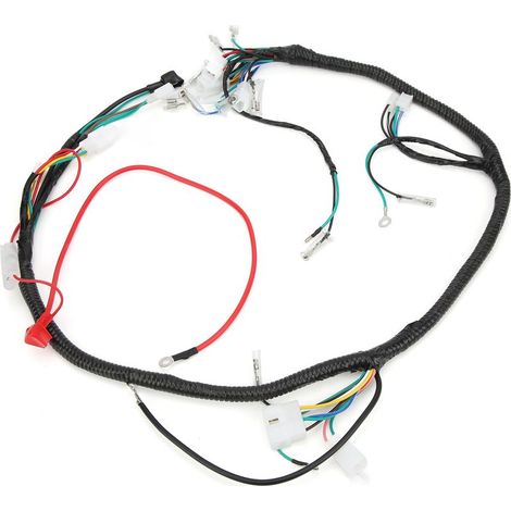 Acouto GY6 de Faisceau de Câblage Moteur Ensemble, Résistance à Haute Température, Performances Stables, Kit à Tisser en Fil Complet pour Le Quad Bila. (1/5)