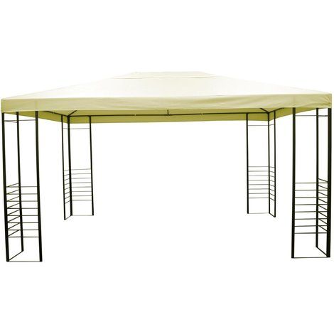 Amicasa Gazebo Ferro 3x4 M Nizza Pvc