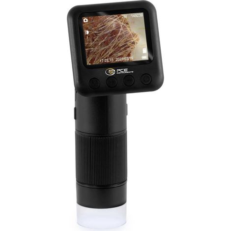 Microscopio PCE Instruments PCE-DHM 5 mobile 400...800 x ingrandimento JPG 2 MP video 720 px 6 LED´s USB-C digita (1/5)