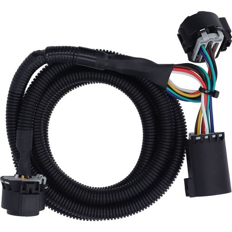 Faisceau de câblage de remorque à 7 broches 56070 noir de remplacement pour Ram 1500 Classic 2019-2021 (1/5)
