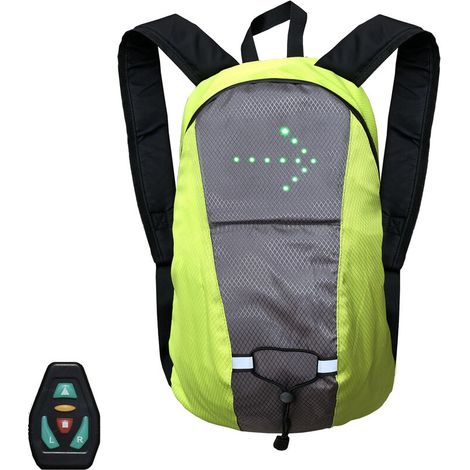 Sac à dos de cyclisme LED Flash sac à dos de cyclisme sac à dos de cyclisme étanche gilet réfléchissant de sécurité hommes femmes course de nuit cyclisme (1/5)
