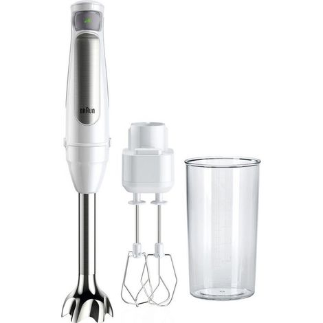 Frullatore a immersione Braun MQ7005B bianco/argento (1/4)