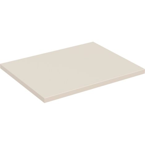 Plan vasque TORNADO 60 cm – Oberfläche Sand – MDF & PVC – Für Unterschrank