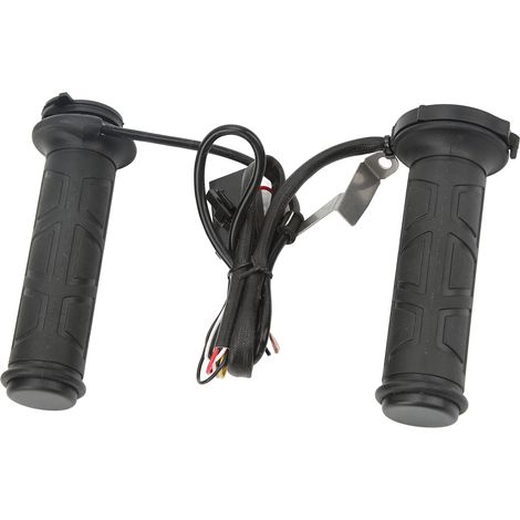 Lot de 2 poignées chauffantes électriques pour moto, thermostables et réglables, pour guidon chaud et chaud (pièces de rechange). (1/5)