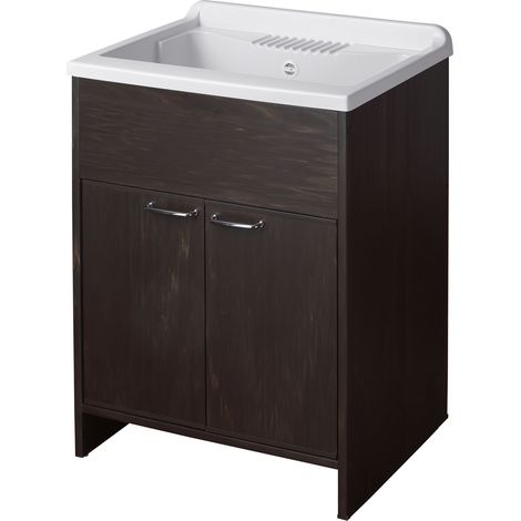 Lavatoio in PVC in KIT 60X50 per Interni/Esterni WENGE' (1/5)