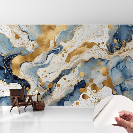 Fotomurale adesivo - Carta da parati adesiva - per la cucina camera da letto per la soggiorno - Eleganza astratta 416x254 cm (1/5)
