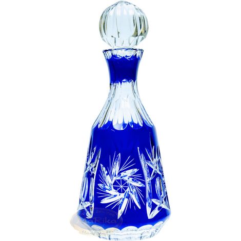 Decanter in cristallo di cobalto per Vodka Grinder Oliwka 500 ml (1/2)