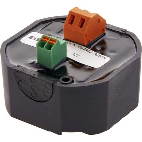 Z ALLNET Fuente de alimentación de repuesto 12V/2.5A Fuente de alimentación de montaje empotrado redonda estándar 76mm Egston