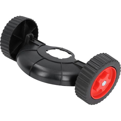 Roue de support à hauteur réglable pour bordure de jardin, roue auxiliaire en plastique pour le désherbage (1/5)