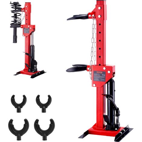 Commande au pied compresseur de ressort hydraulique 1 T, course 320 mm, pour démontage suspension auto SUV (1/5)