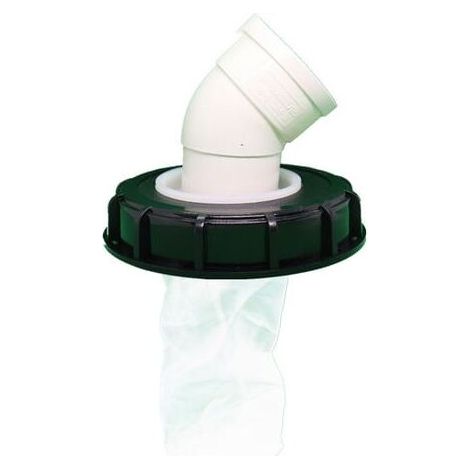 Couvercle de Réservoir IBC avec Filtre en Nylon Lavable pour Réservoir d'eau de Pluie IBC 1000 litres,Filtre À Couvercle IBC Accessoires de Réservoir IBC,Filtre à Eau de Pluie en Nylon (165mm 45 degr