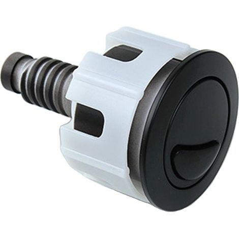 Un pulsante di scarico per WC (8×5×5 cm), pulsante di azionamento per WC - Pulsante di azionamento doppio rotondo, accessori per bagno con controllo cablato (1/4)