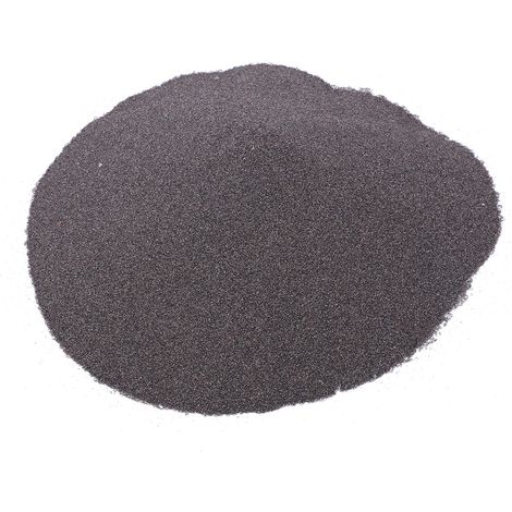 Oxyde d'aluminium brun abrasif pour sablage, média pour pistolet et cabine de sablage, 1kg (2.2lb), grain 120. (1/5)