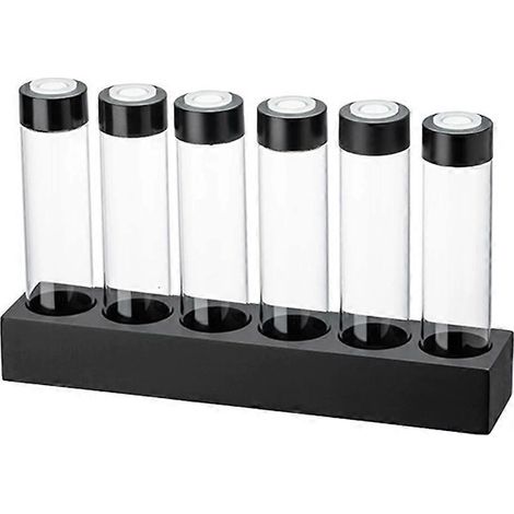 Boîte de rangement pour grains de café, bocal portable, présentoir, tube à thé en verre, accessoires pour expresso, outil (1/5)