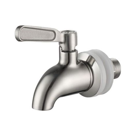Robinet de Tonneau,16mm Distributeur de Boissons,Robinet pour Tonneau de Bière, Robinet pour Vin - en Acier Inoxydable et Taille