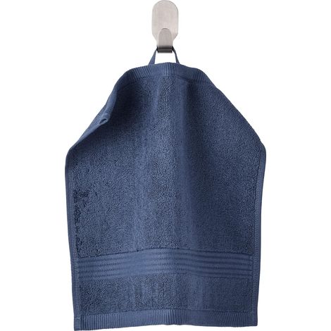 Gant de toilette, bleu foncé,3334 cm (1/5)