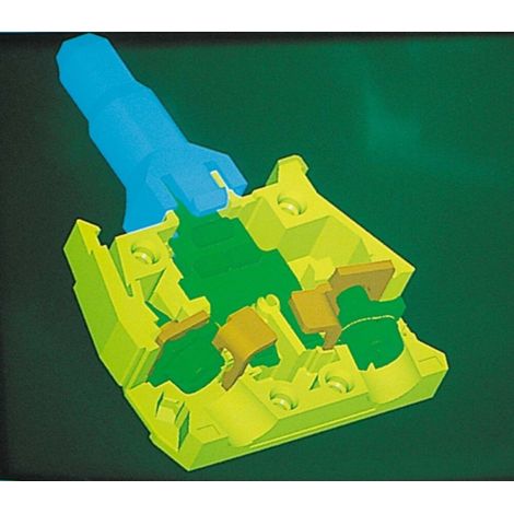 Telemecanique XVBZ01 Befestigungsfuß für Aluminiumrohr