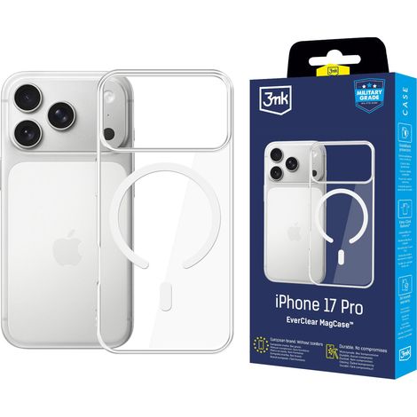Étui magnétique 3mk EverClear pour iPhone 17 Pro (1/5)