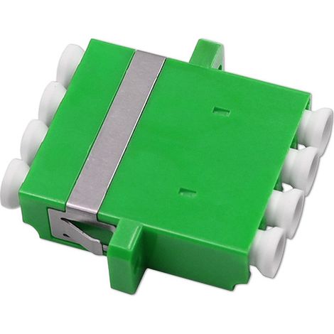 Adaptador de fibra óptica Qoltec LC/APC Cuádruple Monomodo (1/4)