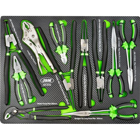 Juego de herramientas Jbm modulo eva de alicates 11 piezas CrV 10 kg (1/2)