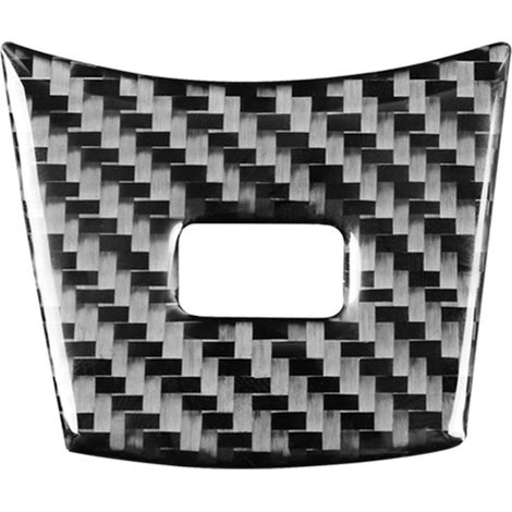 (Noir) Compatible avec les BMW E63 et E64 (2003-2010) - Cache-volant en carbone - Accessoires compatibles (1/5)