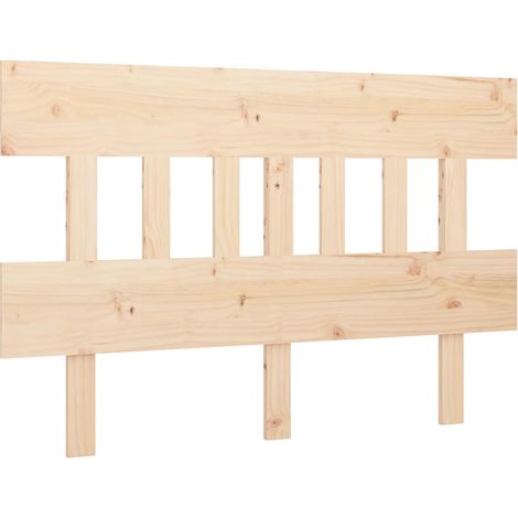 Maison Exclusive - Cabecero de cama madera maciza de pino 123,5x3 (1/5)