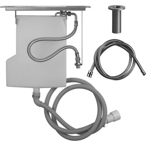 Juego de mangueras Gessi316 Securflex para teleducha, montaje en