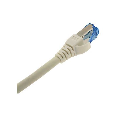 cordon de brassage - rj45 - cat6a - s/ftp - lsoh - 5 mètres - blanc - gigamédia cat6as5mwh